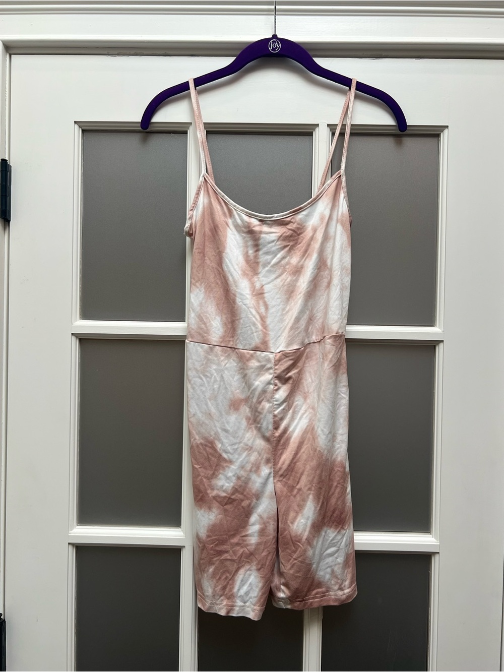 Women’s Pink Tie-Dye Romper